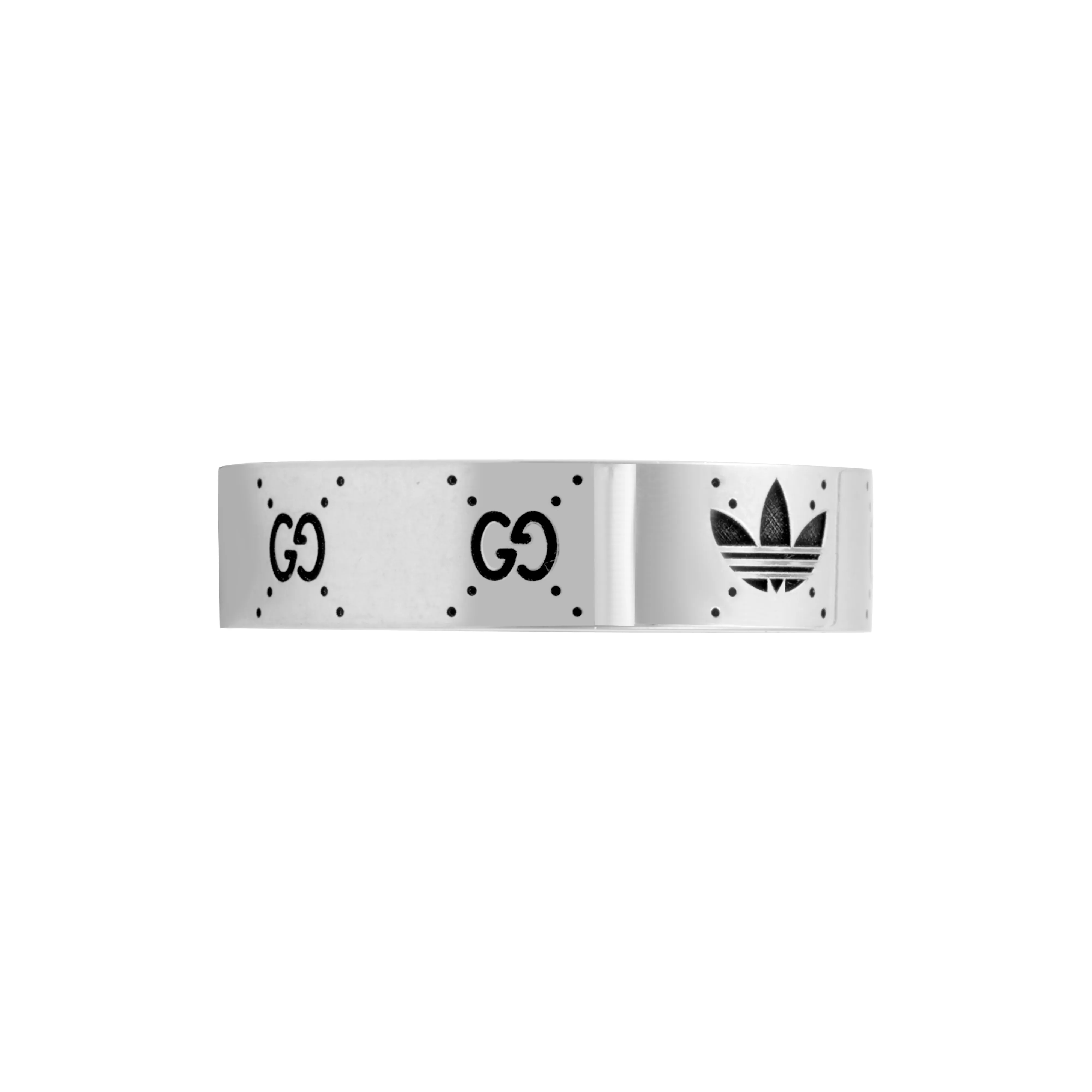 GUCCI X Adidas Engraved Interlocking G Ring