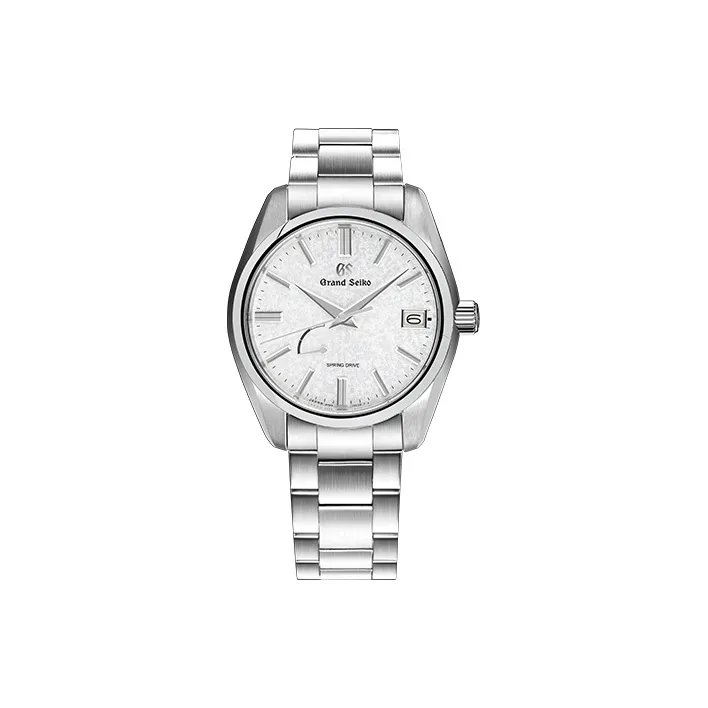 GRAND SEIKO Mechanical Movement Stainless Steel Strap Watch Men's Watches White Dial
