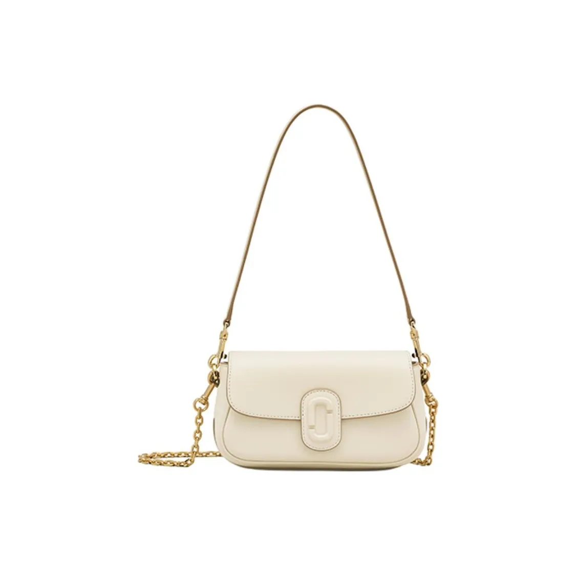 MARC JACOBS Сумка через плечо из коровьей кожи женская белая