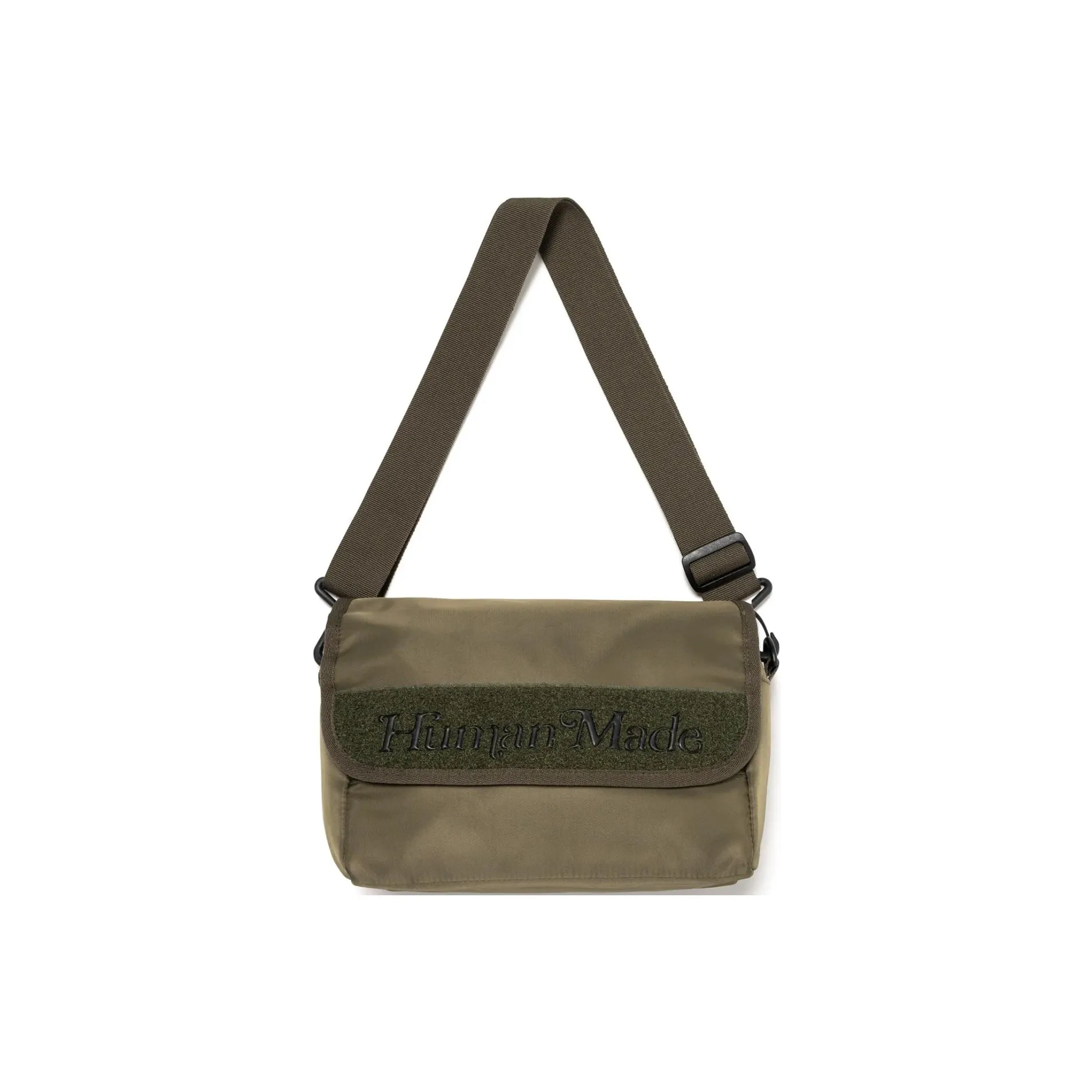 HUMAN MADE PROTOTYPE Series Нейлоновые сумки через плечо сумка на плечо унисекс оливково-коричневый