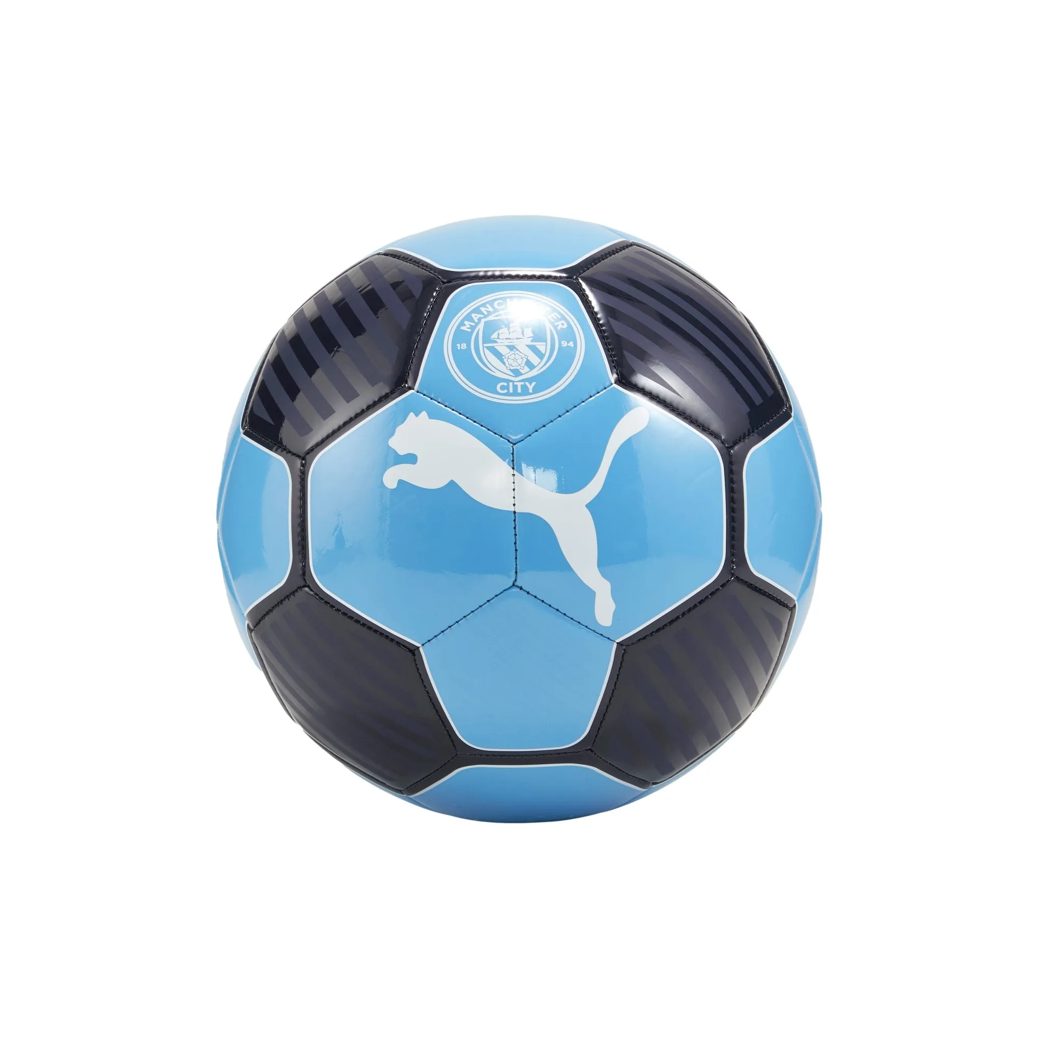 PUMA Size 5 Soccer PU Machine Stitched Soccer Ball Men's Marine Blue