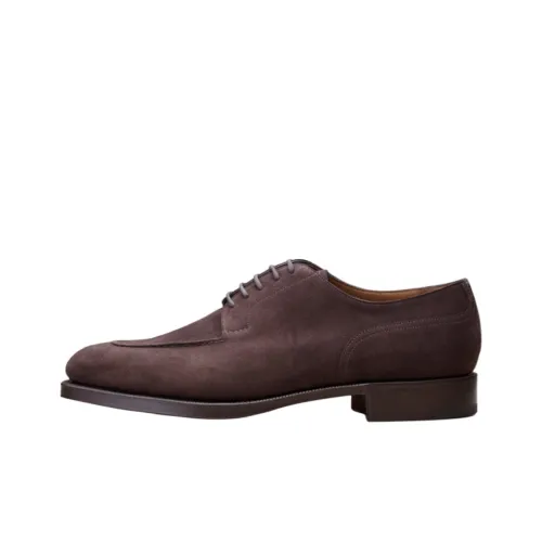 Edward Green Мужские повседневные туфли Low Top Темно-кофейные Мужские