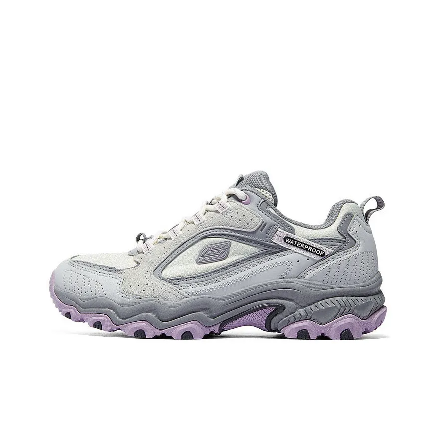 Skechers OUTDOOR Breathable Low Top Chunky Sneakers Women's Gray