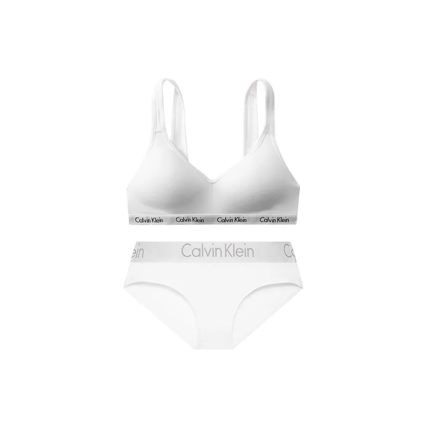 Calvin Klein Logo Tape Triangle Bra
