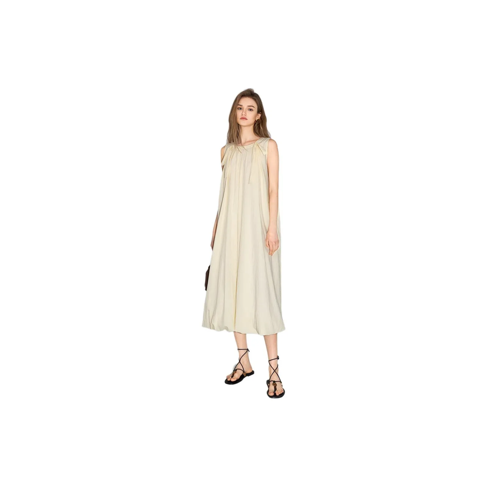 Bethine Sleeveless Dress Women's Lemon Smoothie Yellow