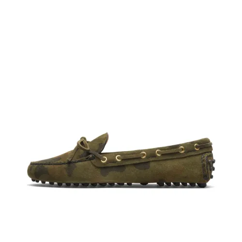 Car Shoe Лоферы на резиновой подошве Зеленый Женские