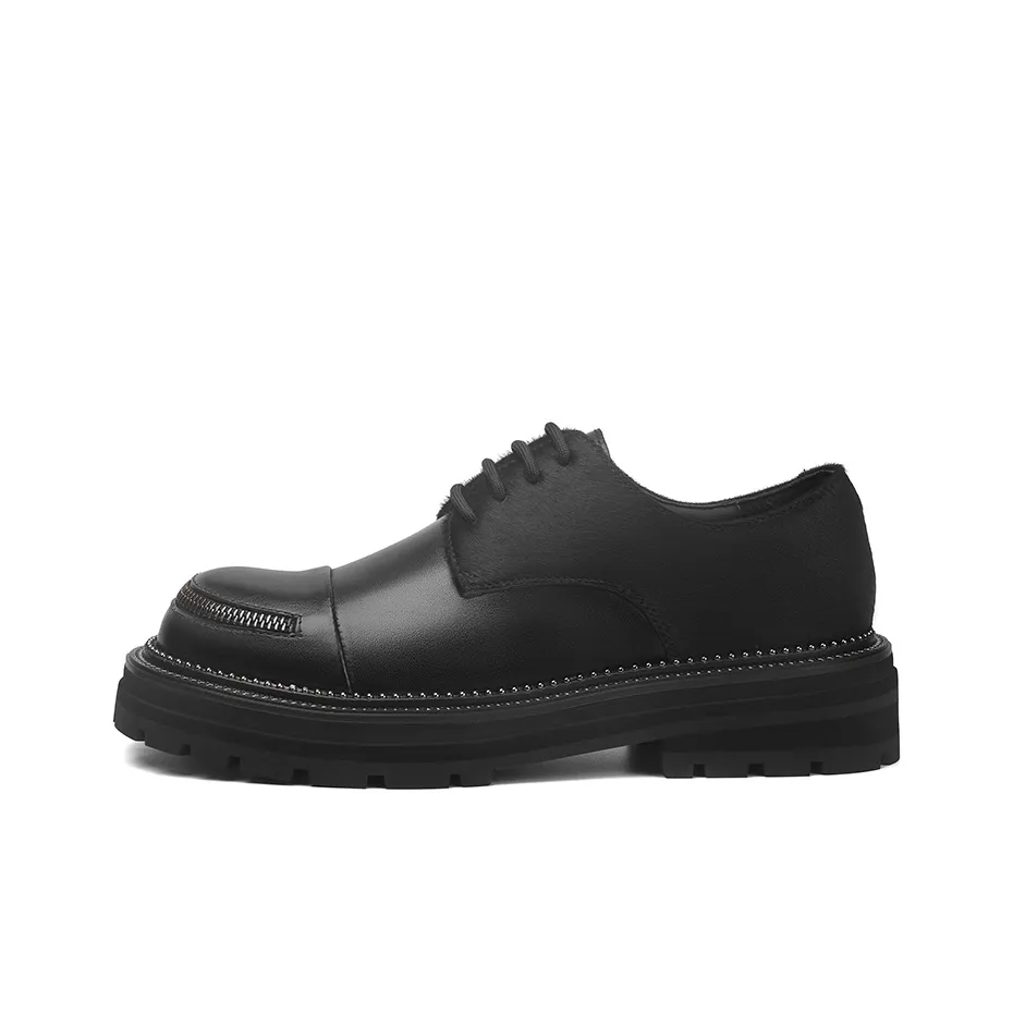 TUATARA Casual Shoes Unisex Black & Horsehair