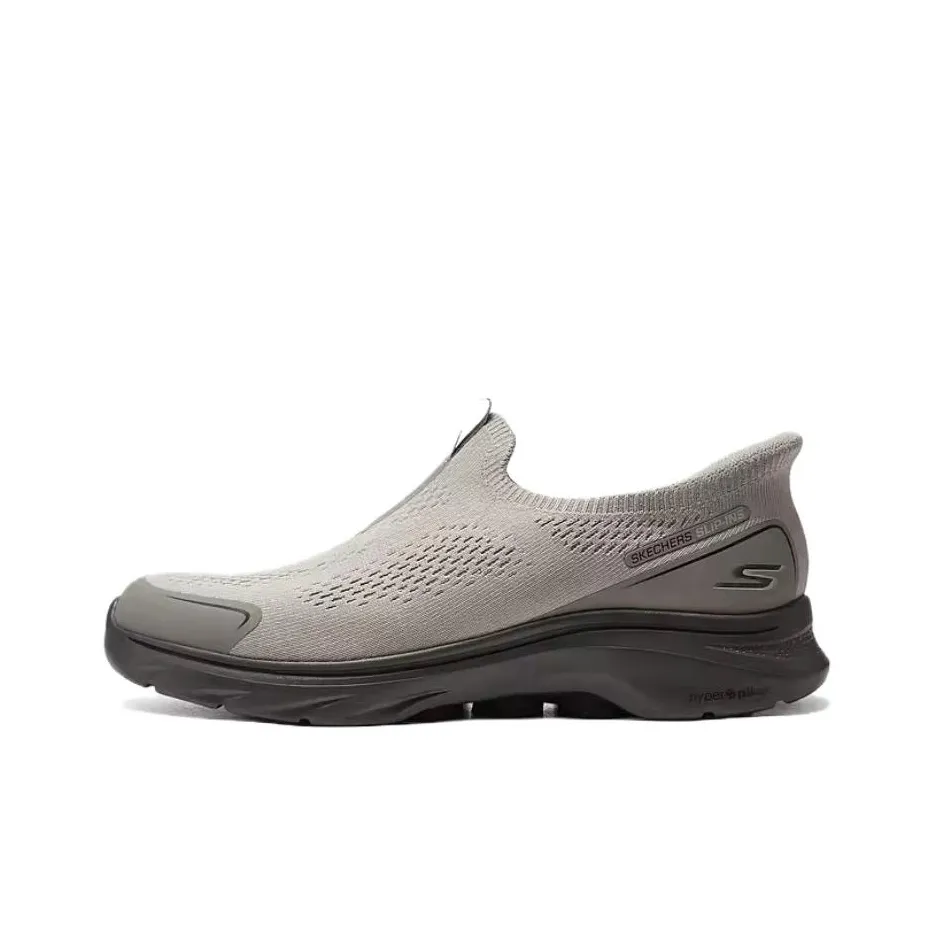 Skechers WOMEN'S GO WALK Low Top Casual Shoes Men's Taupe