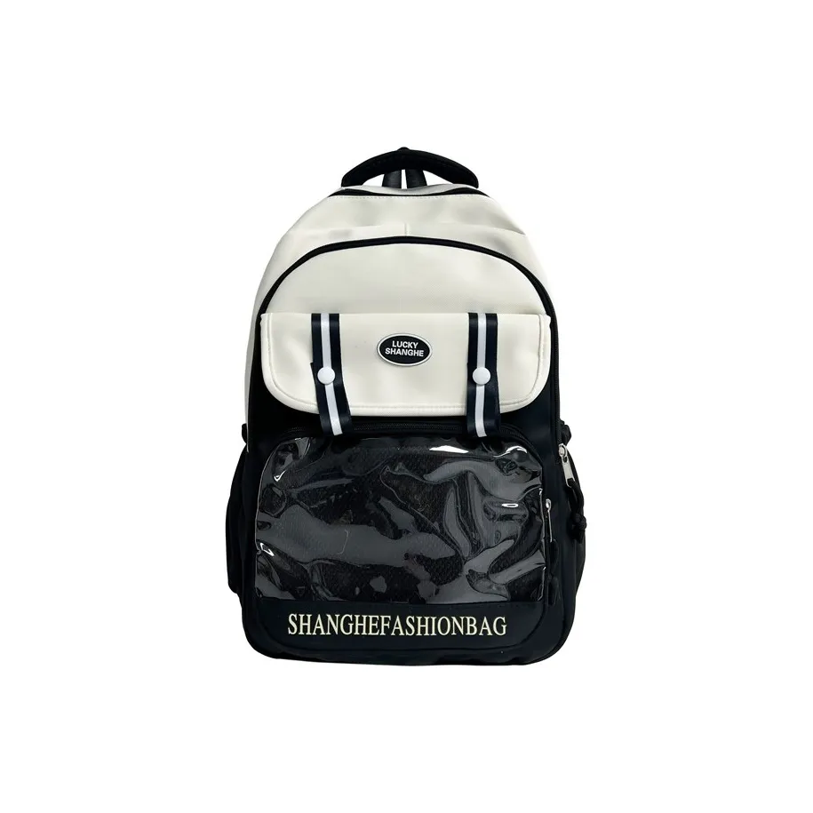 Morellybear PVC Backpack Regular Women's Black/Red/Coffee/Blue/Green