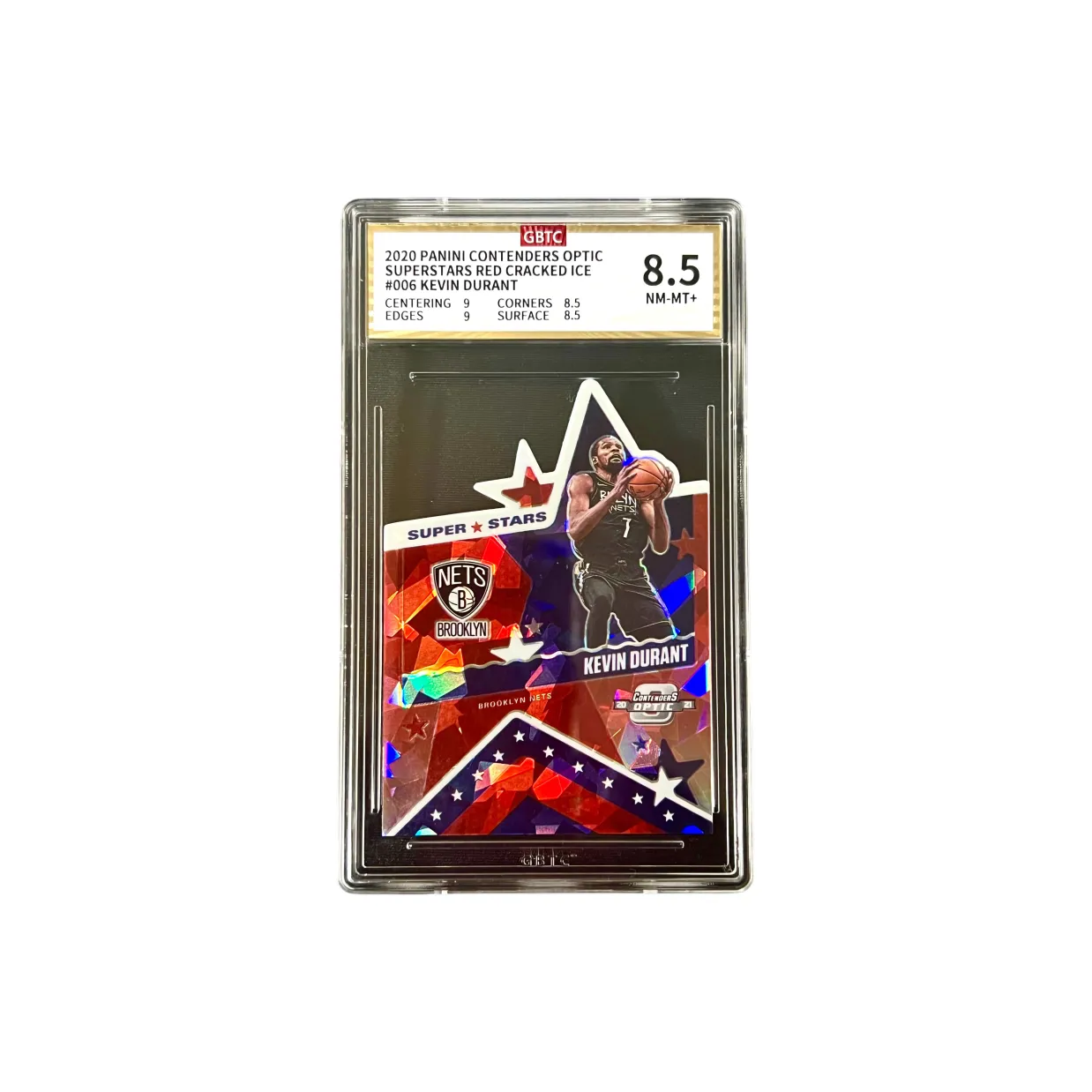 PANINI KD, Kevin Durant, Bleach KD Alien Crush Ice Holographic Card, Player Card, Card Product Access Graded Cards 1 Pc