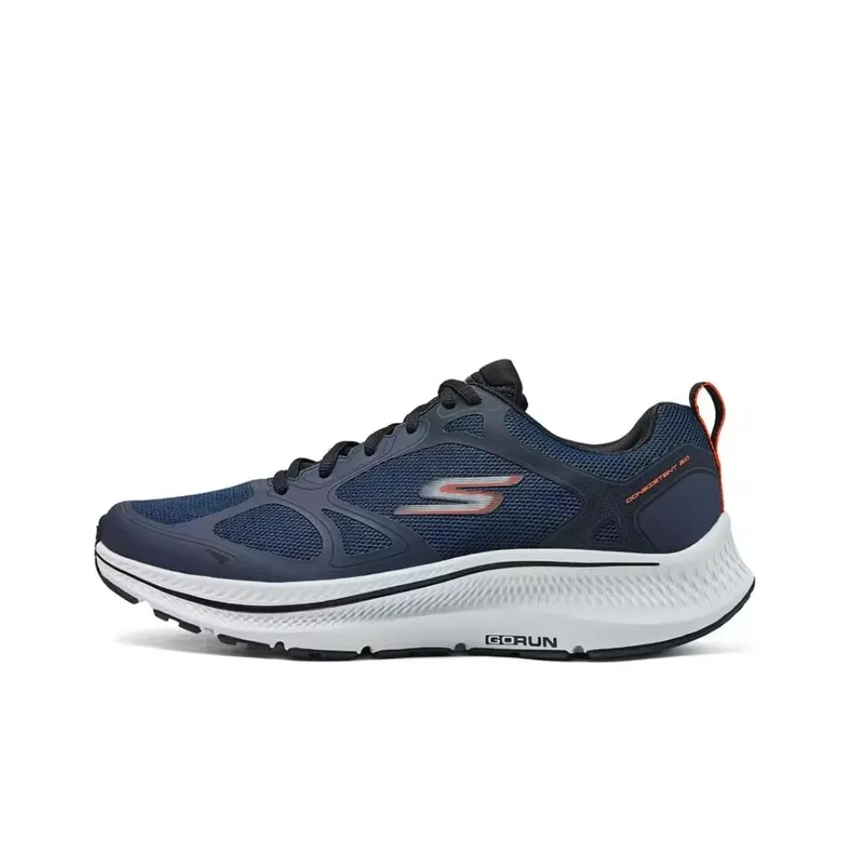 Skechers Go Run Consistent 2,0 Дышащая Поддержка Низкий Топ Беговые кроссовки Мужские Синие