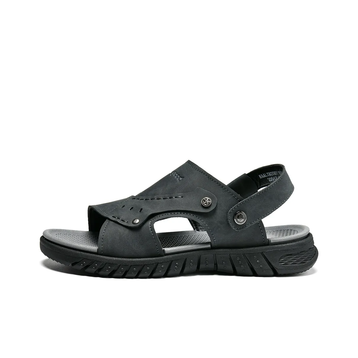 HLA Outdoor Casual Vintage Breathable Slippers & Reversible Beach Sandals Men's