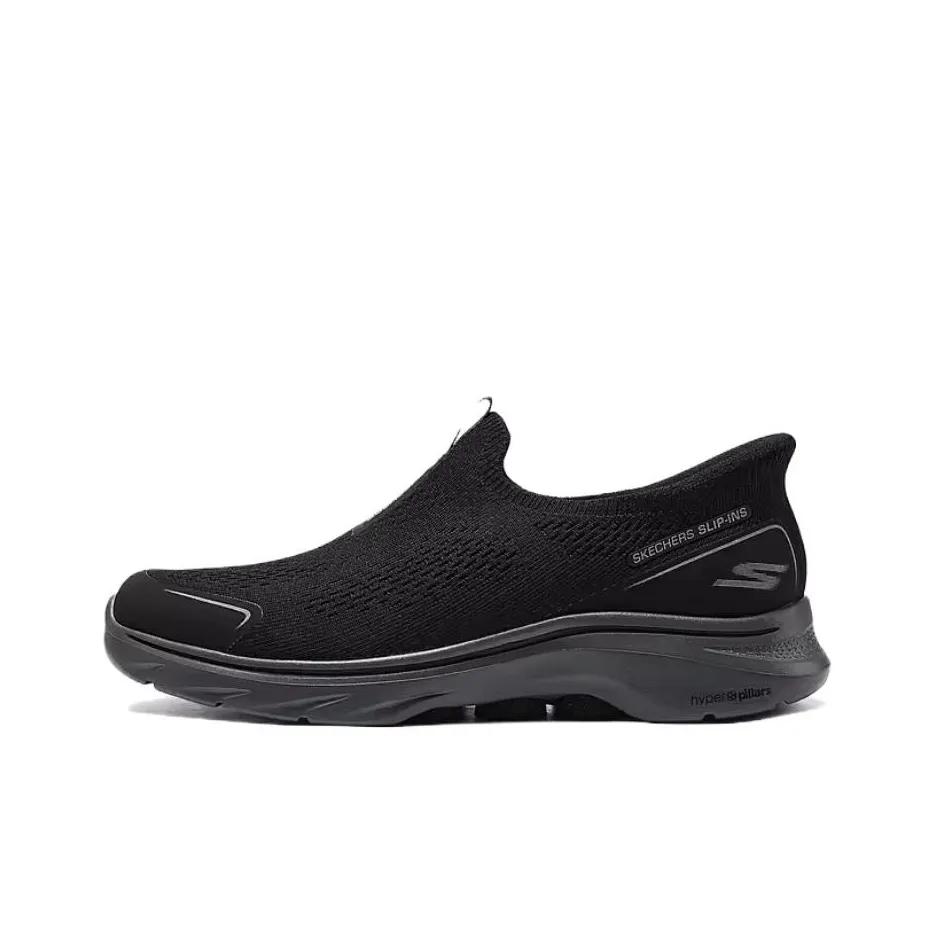 Skechers WOMEN'S GO WALK Low Top Casual Shoes Men's Black