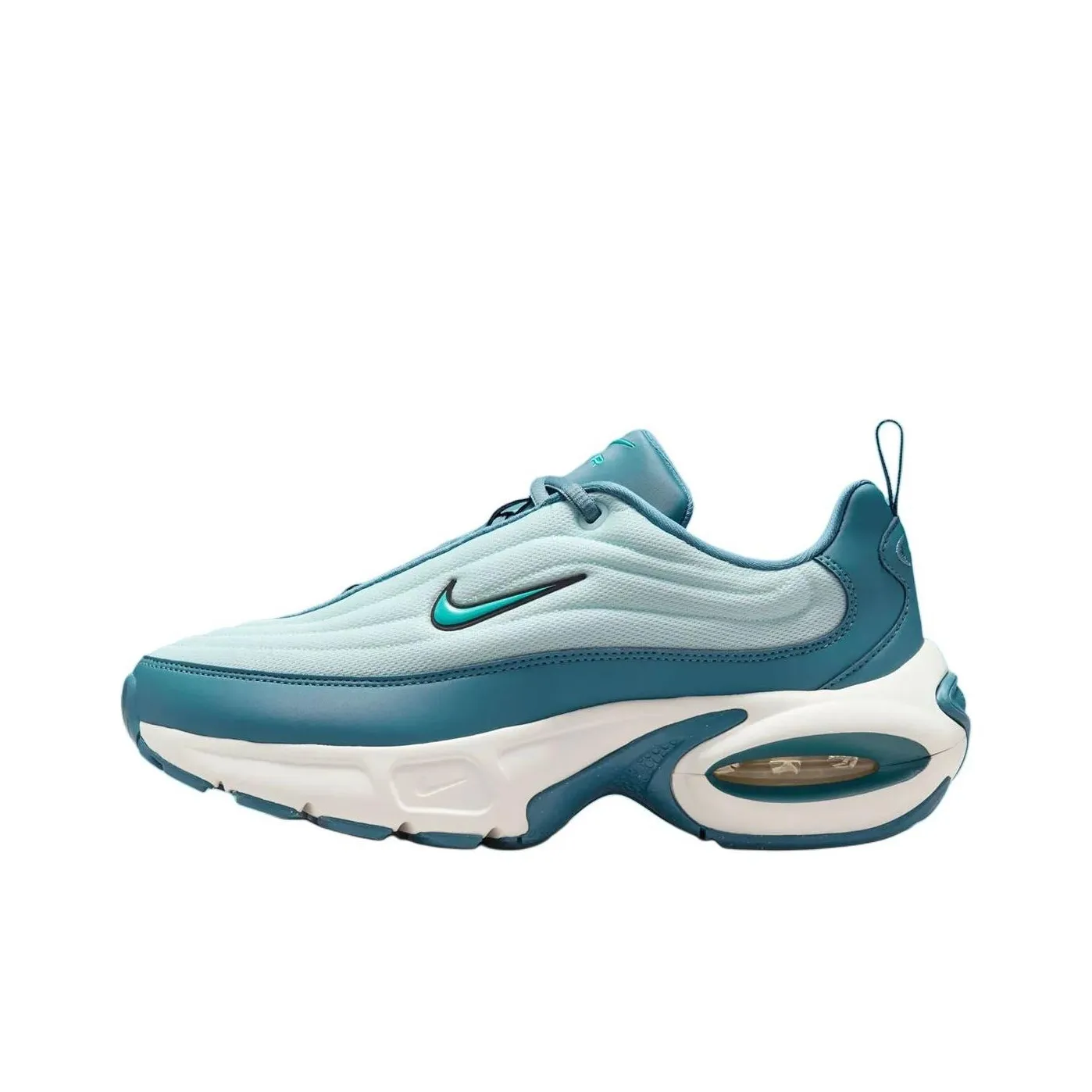 Nike Air Max Portal Running Shoes Women's Low Top Teal Blue