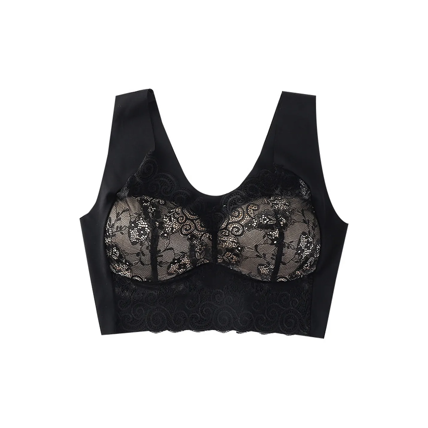 MT·MIT Bra Women's Transparent Black