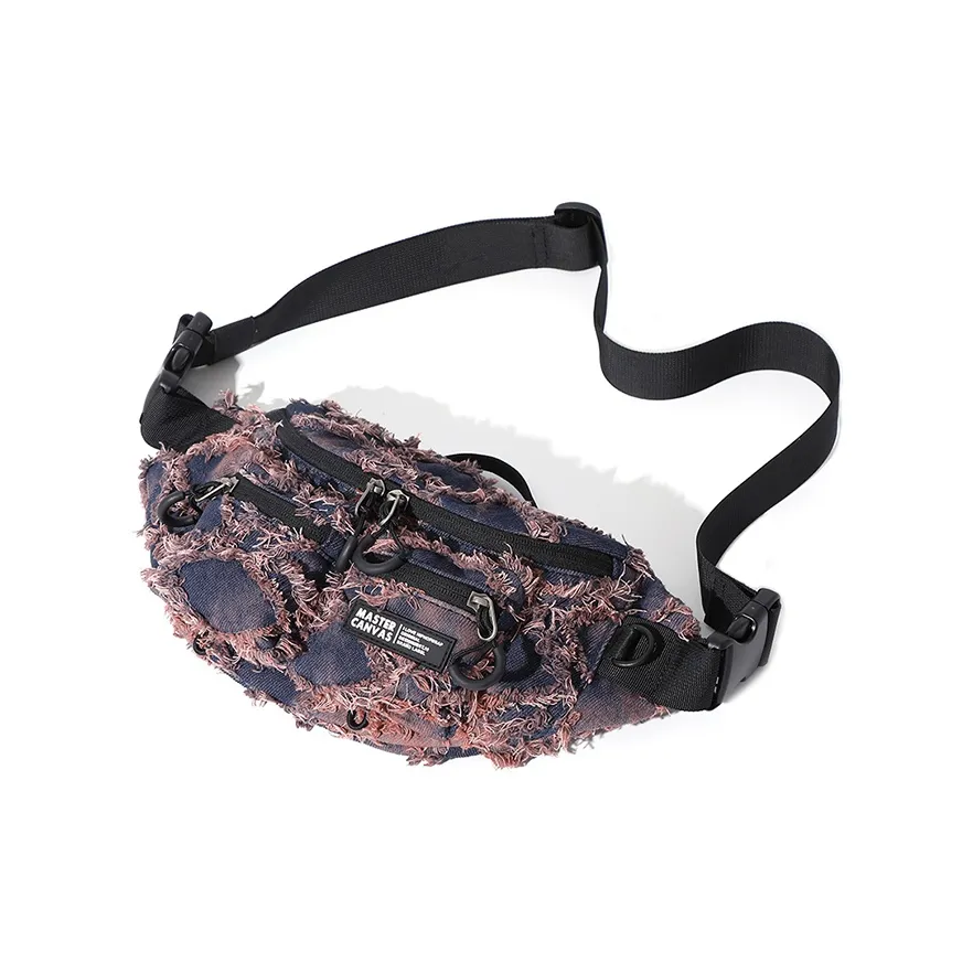 MASTER CANVAS Сумка через плечо Sling Сумка Обычная Унисекс Экрю Черный