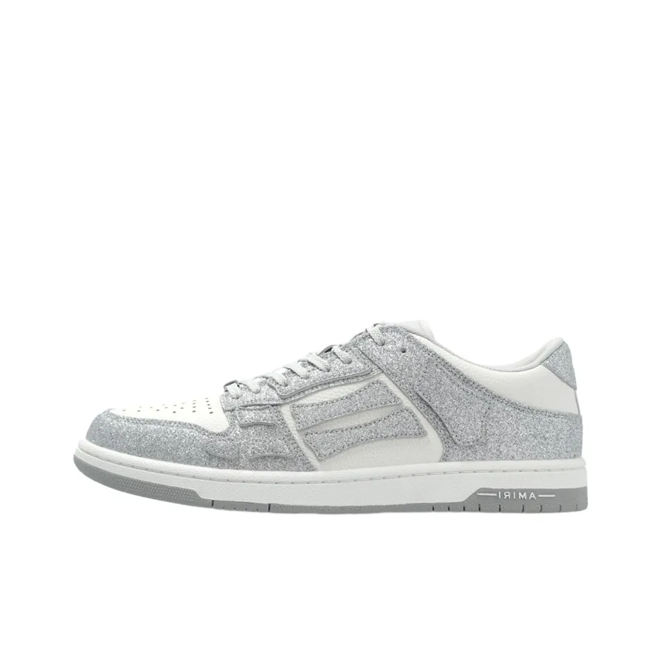 AMIRI Skel Top Glitter Panelled Sneakers