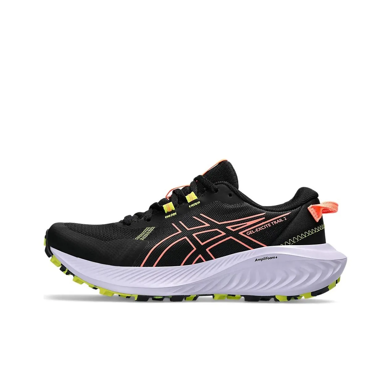 Asics Gel Excite Trail 2 Black Sun Coral Women's
