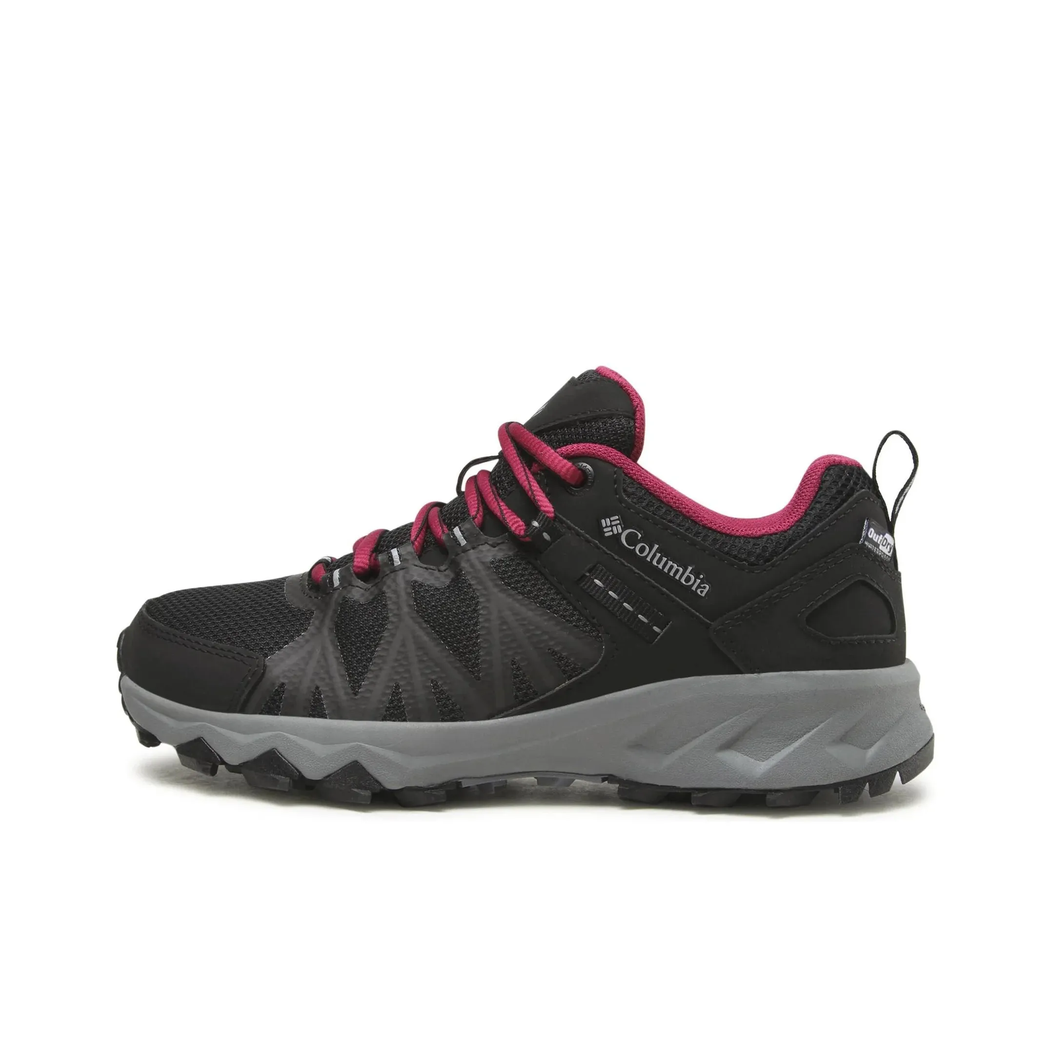 Columbia Sportswear Company Slip Resistant Water Resistant Supportive Rebound Low Top Hiking Hiking Shoes Women's Red