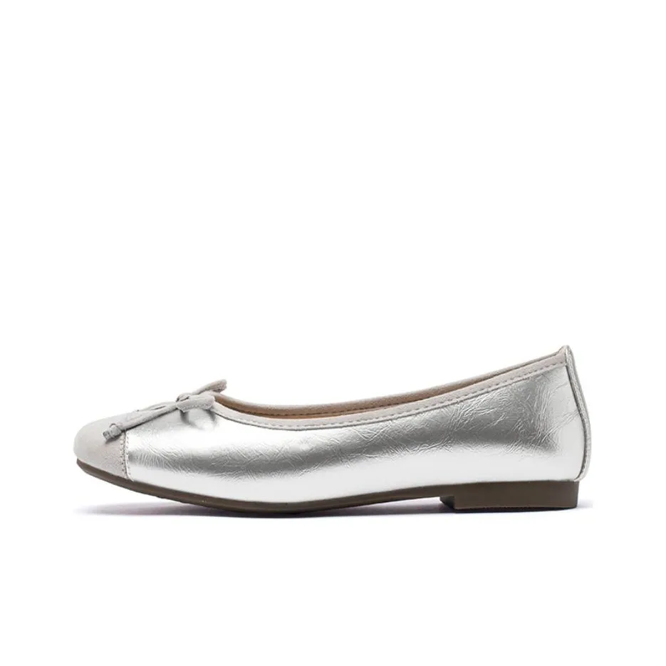 AGSDON Женские повседневные туфли 1,5 см Women's Silver AG182