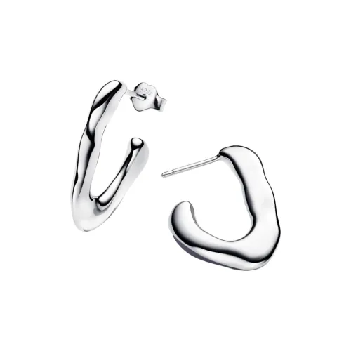 Pandora Серебряные Серьги Женские