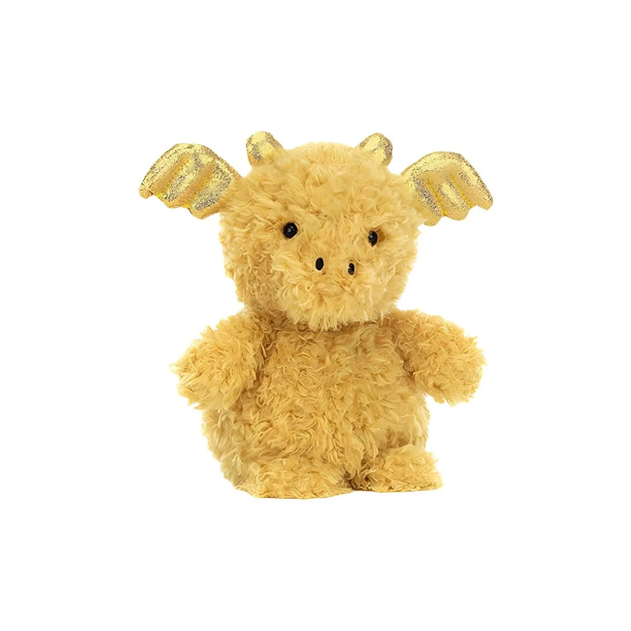JELLYCAT Mythical Animal Collection Богатство Little Золотой дракон Куклы Плюшевая кукла 18 см Высота в сидячем положении