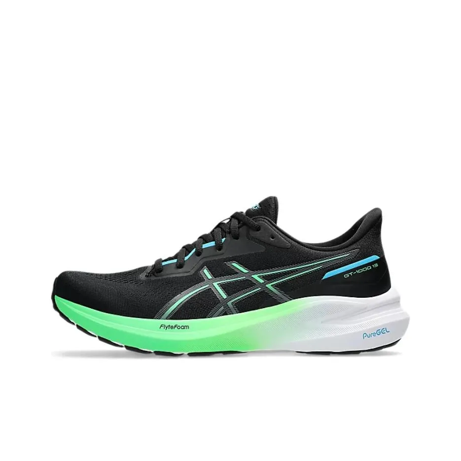 Asics GT 1000 13 Black Digital Aqua