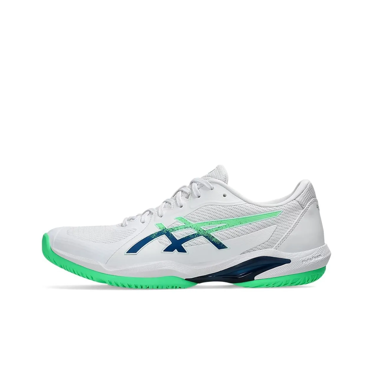 Asics Solution Swift FF Low Топ Теннисные Кроссовки Мужские Белые Зеленые