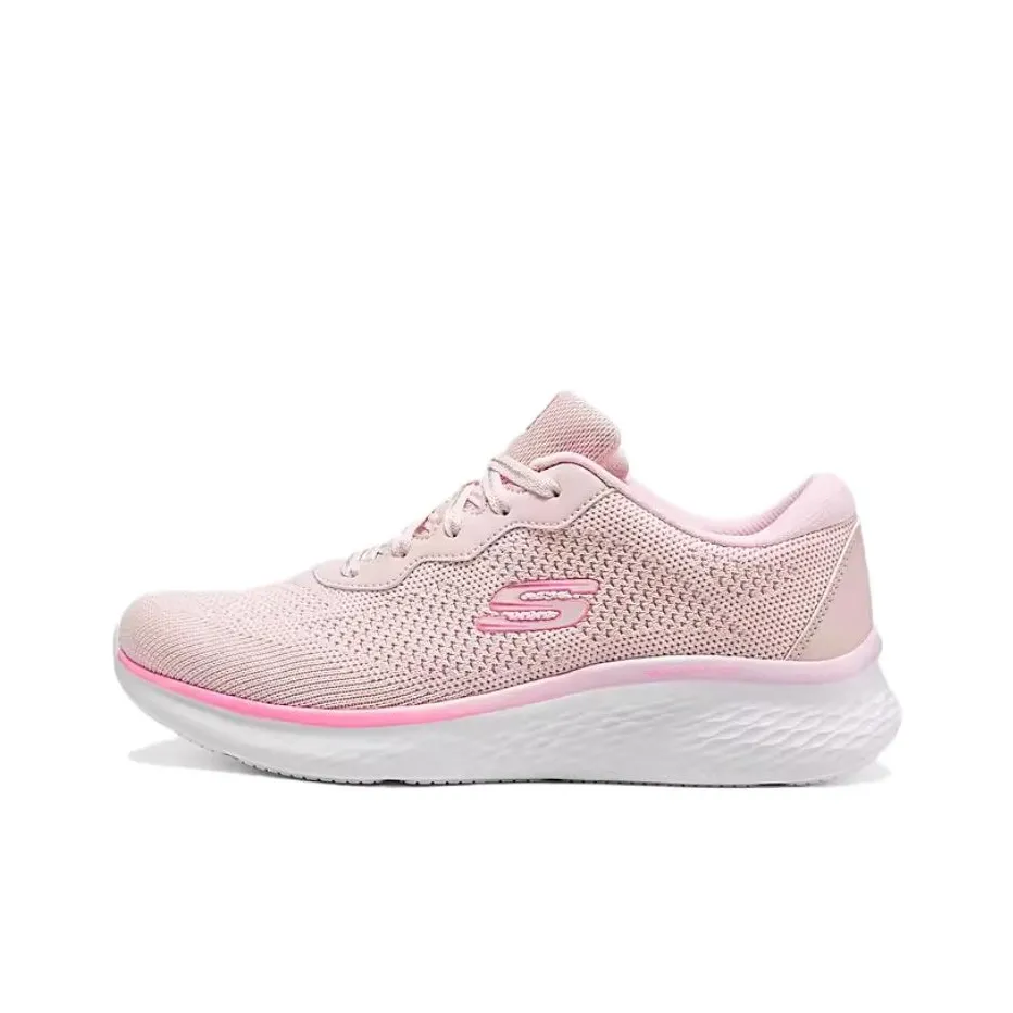 Skechers Sport Low Top Casual Running Shoes Women's Pink