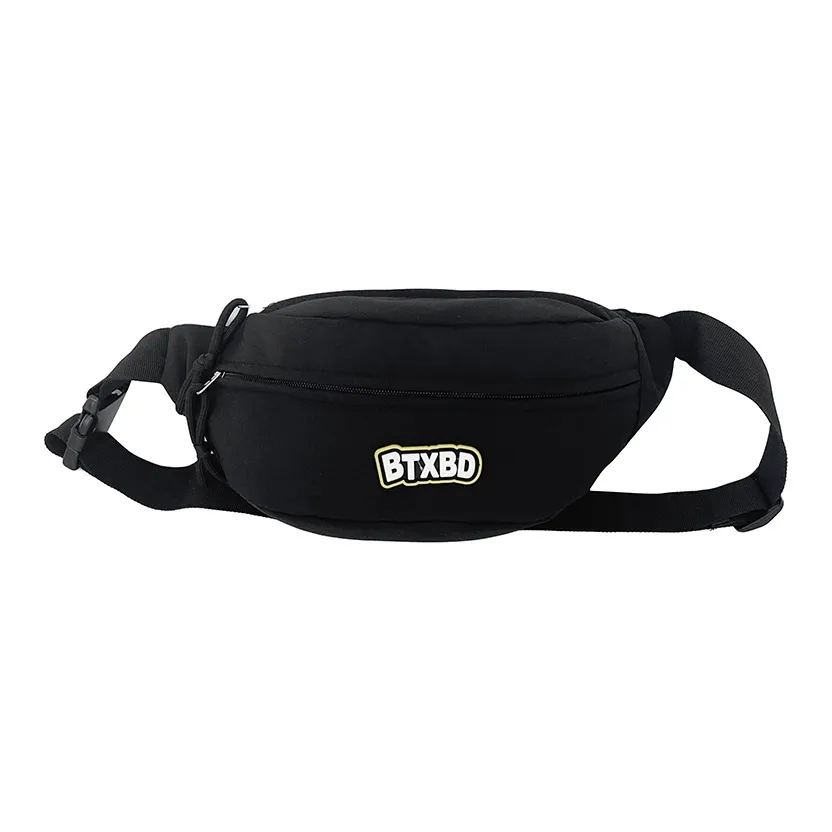 morellybear Нейлоновая сумка через плечо сумка-бананка сумка-слинг стандартная унисекс черный зеленый белый розовый бежевый