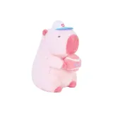 끌기 줄 앉아 있는 물개 - 핑크