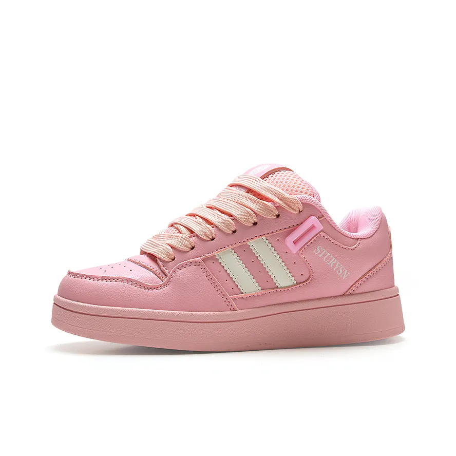 STUR YSN Wear resistant And Lightweight Low Top Skateboard Shoes Unisex Cherry Blossom Pink