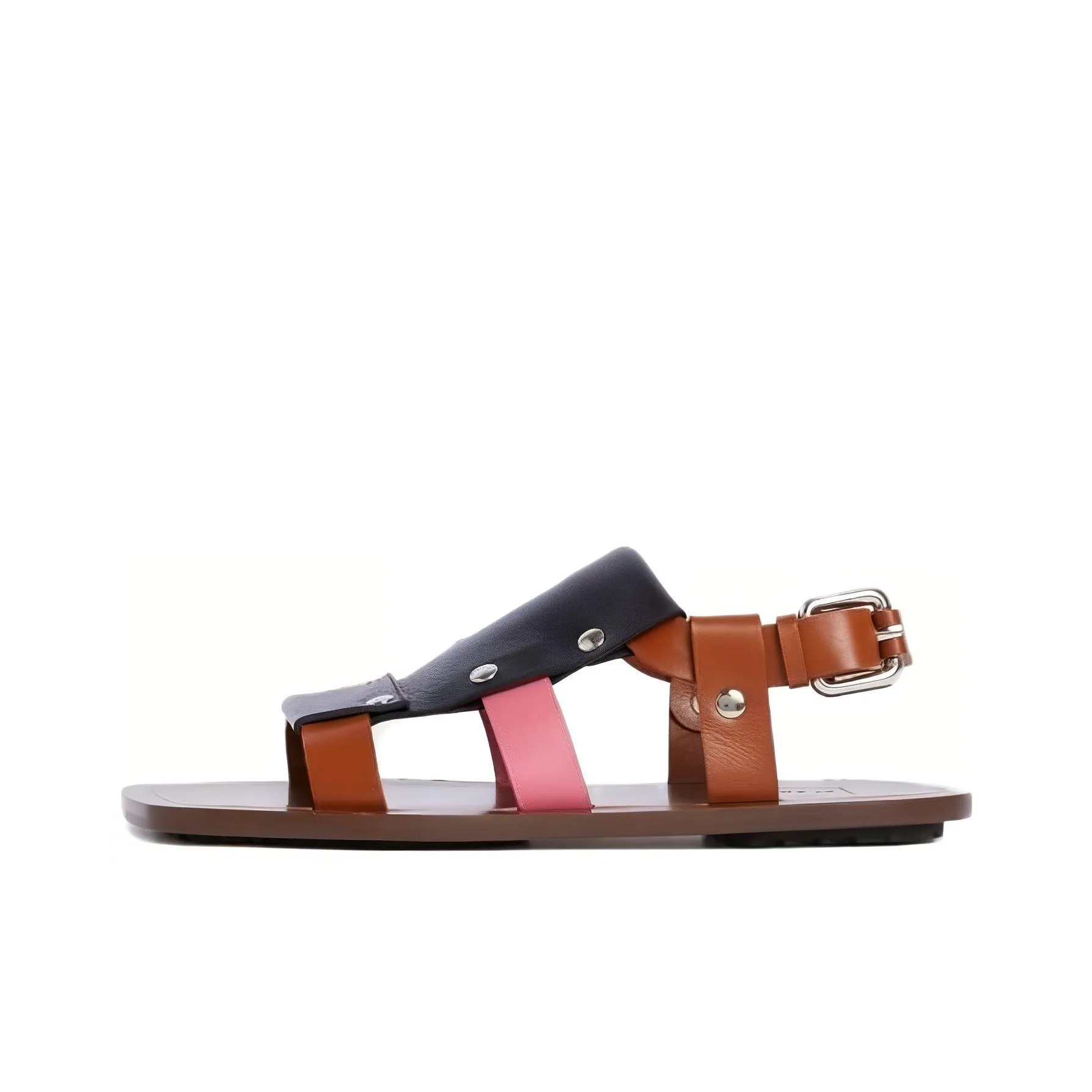 Plan C One Ремешок Сандалии Женские Черный Оранжевый Розовый