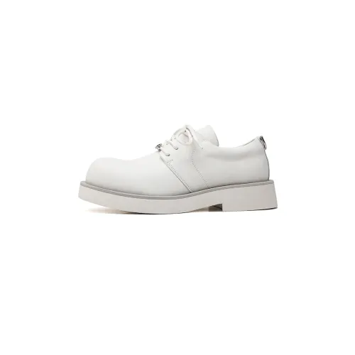 Beidouniao Мужские повседневные туфли Low Top Белые для мужчин
