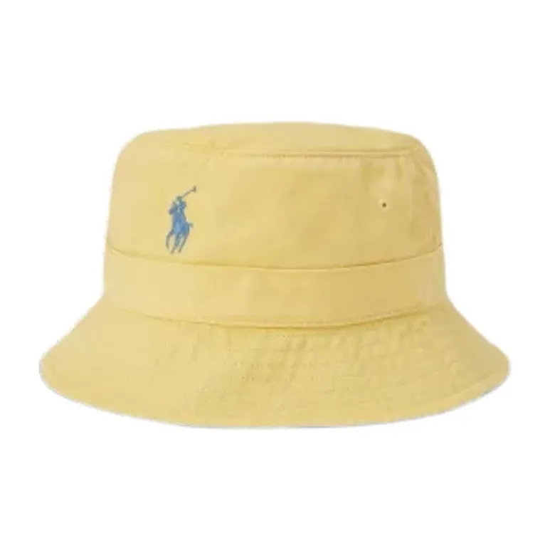 Polo Ralph Lauren Cotton Bucket Hats Унисекс Желтый