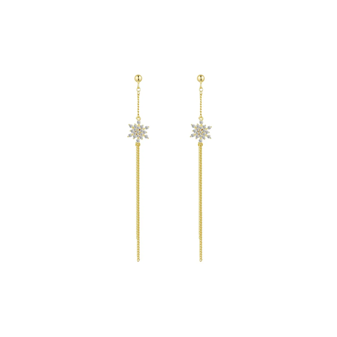 HMZ Серьги-гвоздики из серебра 925 пробы женские