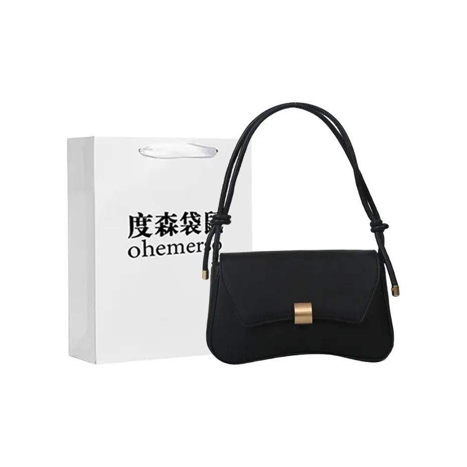 Dusen Kangaroo ПУ (полиуретан) Сумка через плечо Женская Черный Белый Зеленый Хаки Коричневый