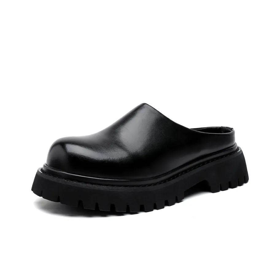 WEISHIBANGWEI Rubber Sole Slip Resistant Wrap toe Slippers Men's