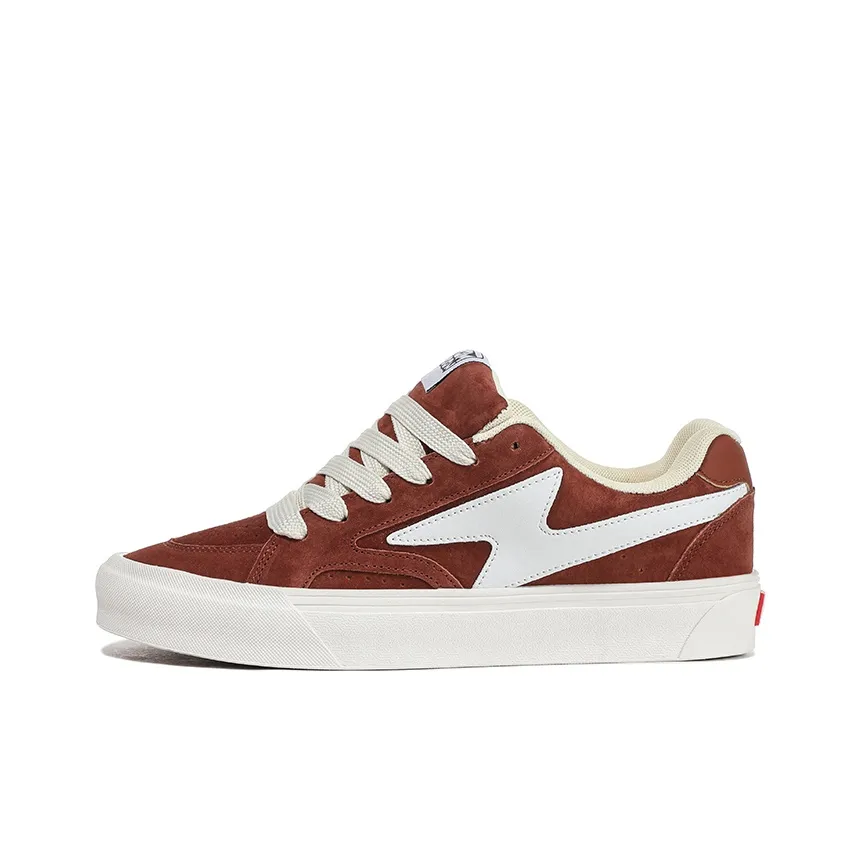 HOMDOON Скейтборд Кроссовки Низкий Верх Устойчивые к Износу и Сцеплению Унисекс Кроссовки для Скейтбординга Шоколадно-Коричневый