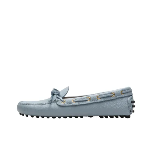 Car Shoe Лоферы на резиновой подошве Светло-синий Женские