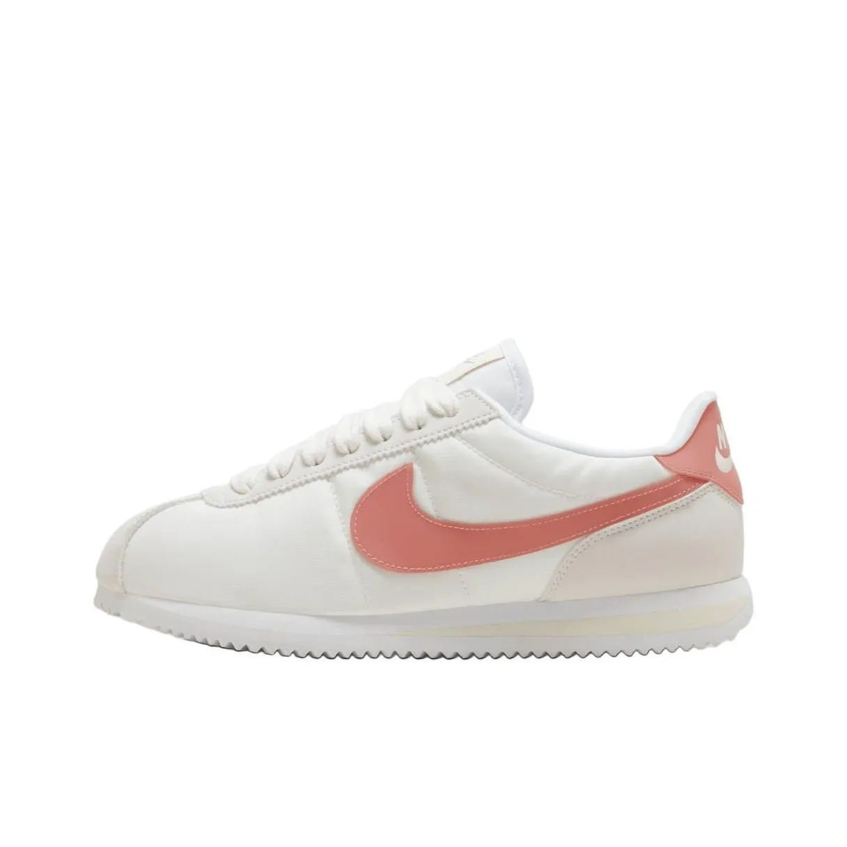 nike mens Cortez Textile 'Sail Red Stardust' Women's