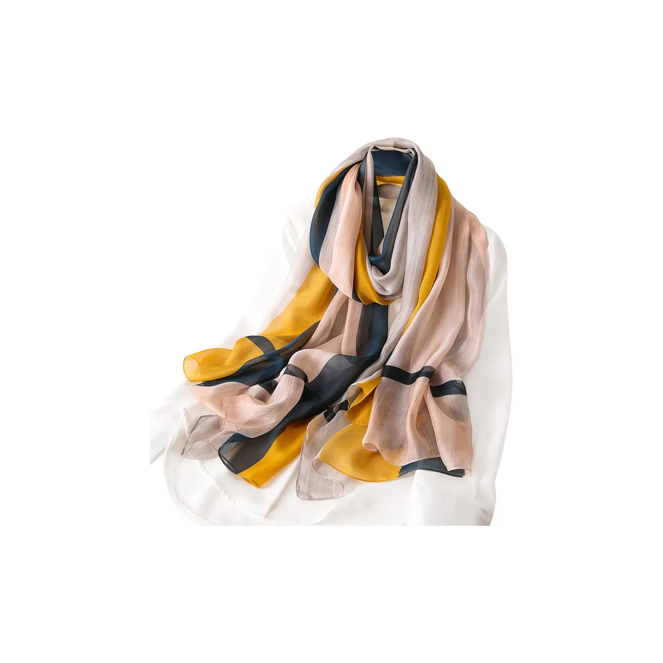 Hang Silk Road Шарфы из шелка Тутовый шелк Женские