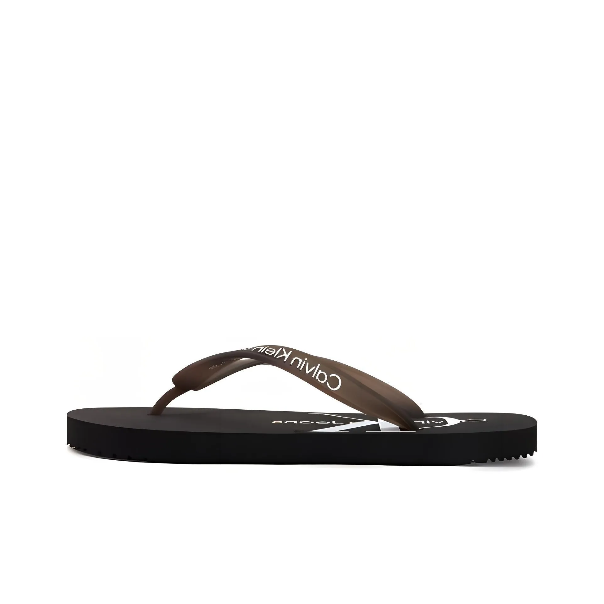 Calvin Klein Carousel Thong Flip Flops Women's Space Black