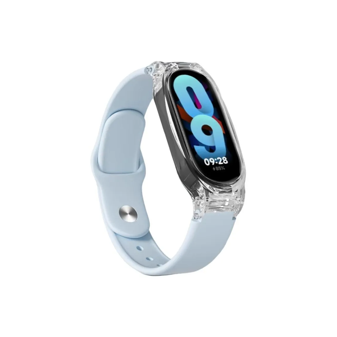 Yu Qing Strap Xiaomi Compatibility Silicone Material Xiaomi Mi Band 9/8/7/NFC Edition 19cm