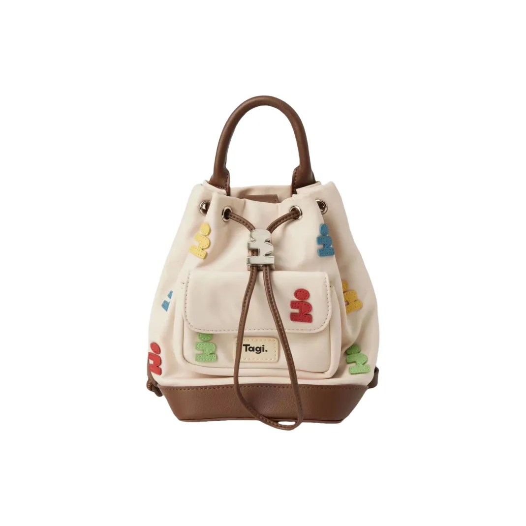 Tagi. Cow Leather Backpack Mini Women's IImagine Building Blocks