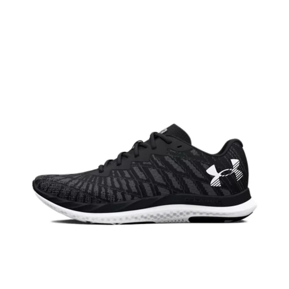 Under Armour Charged Breeze 2 Low Беговые кроссовки Женские Черный Белый