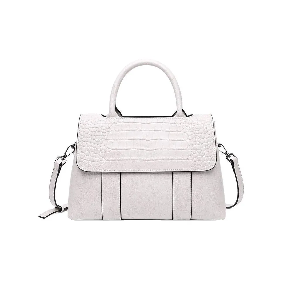 TTaG．baG Коровья кожа Сумка через плечо Женская Белая