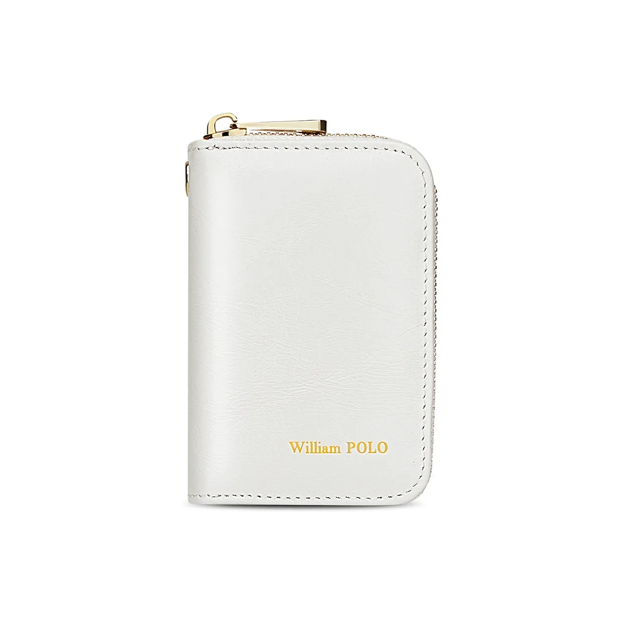 WilliamPOLO Коровья кожа Многофункциональный Аккордеон Мини Картхолдер Кошелек на молнии Стандартный Унисекс Многоцветный