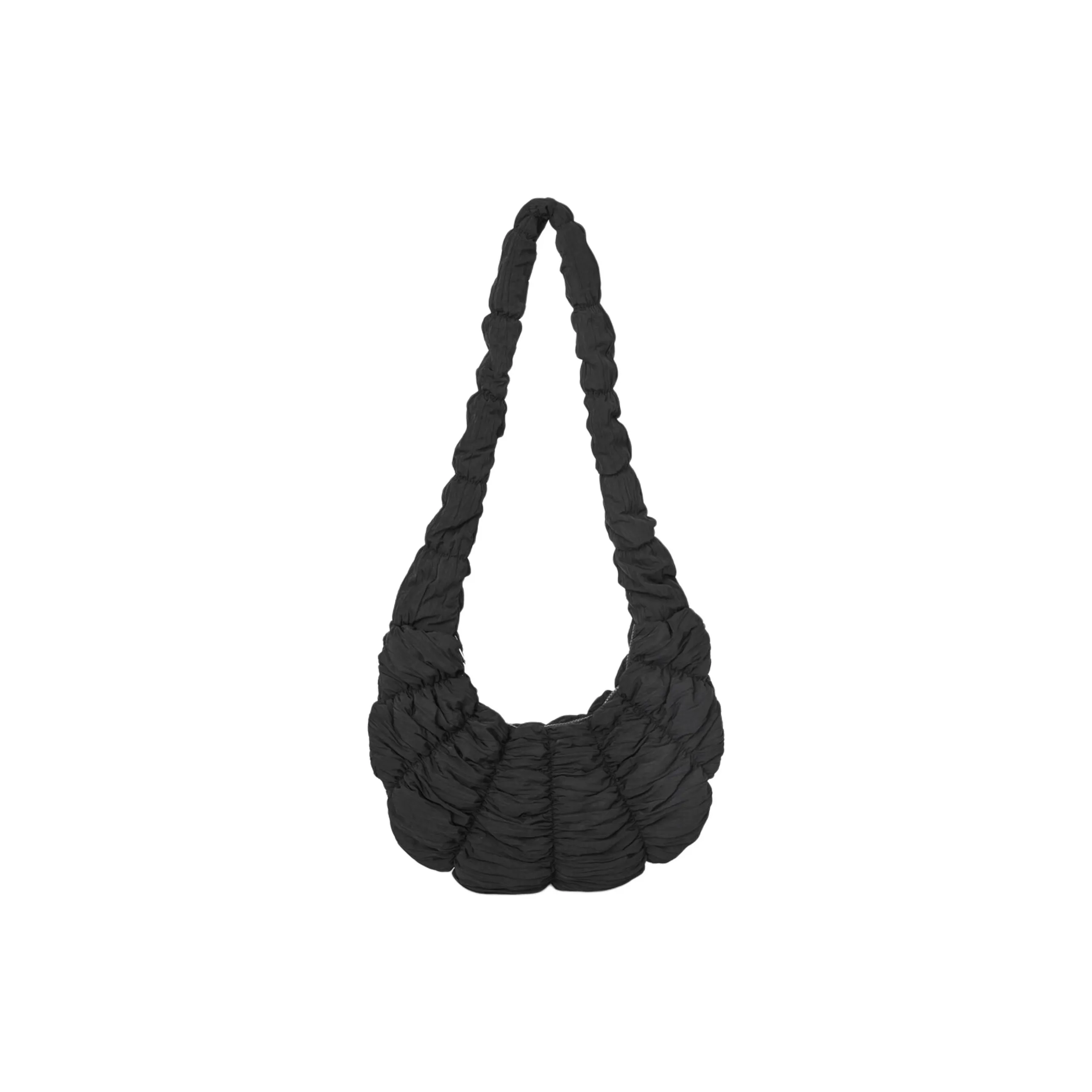 COS Polyester Croissant Bag, Crossbody Bag, Shoulder Bag Regular Women's Black