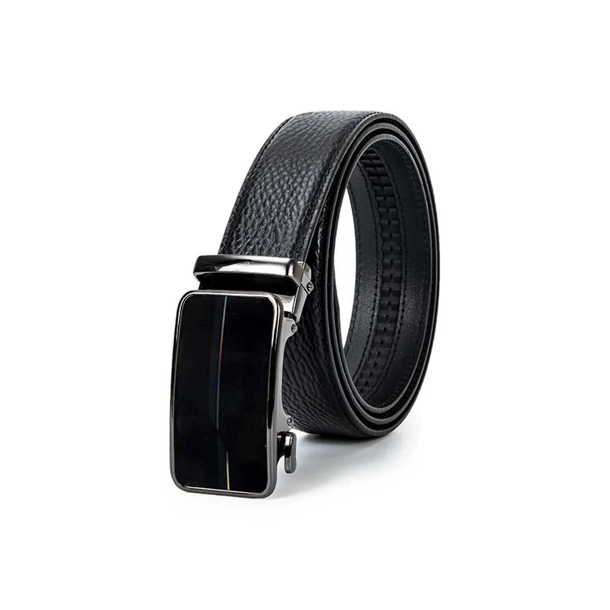 BAIJUAN Top Grain Cow Leather Belts Men's 3.5CM